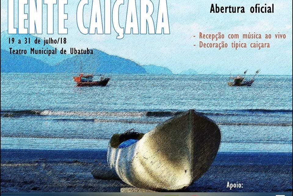 Mostra fotográfica “LENTE CAIÇARA” no Hall do Teatro Municipal de Ubatuba